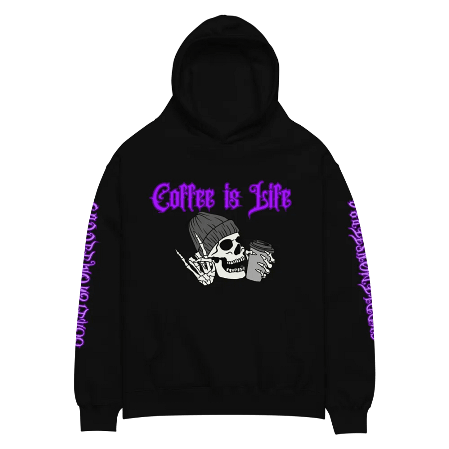 Coffee is Life Skeleton Hoodie product image (2)