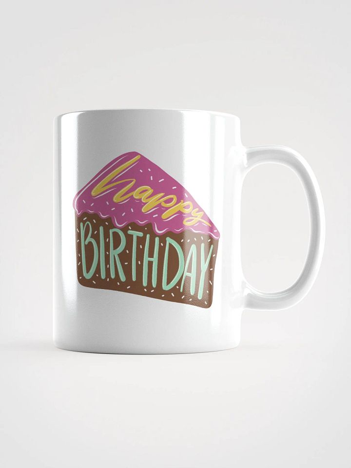 Happy Birthday Cake Slice Mug product image (1)