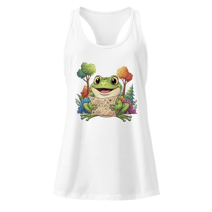 EQ White Racerback Tank product image (1)