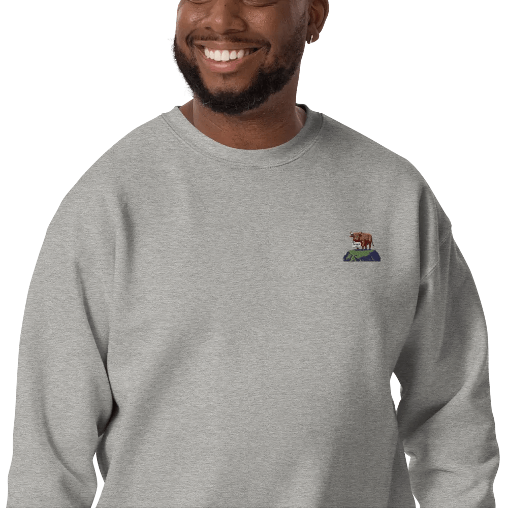 Ethereum is good image crewneck (grey) product image (7)