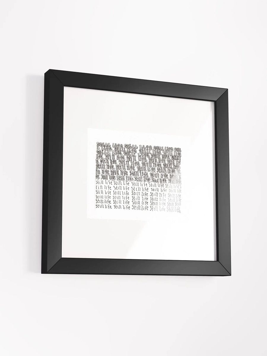 Stillife Panel Card Print Framed product image (10)