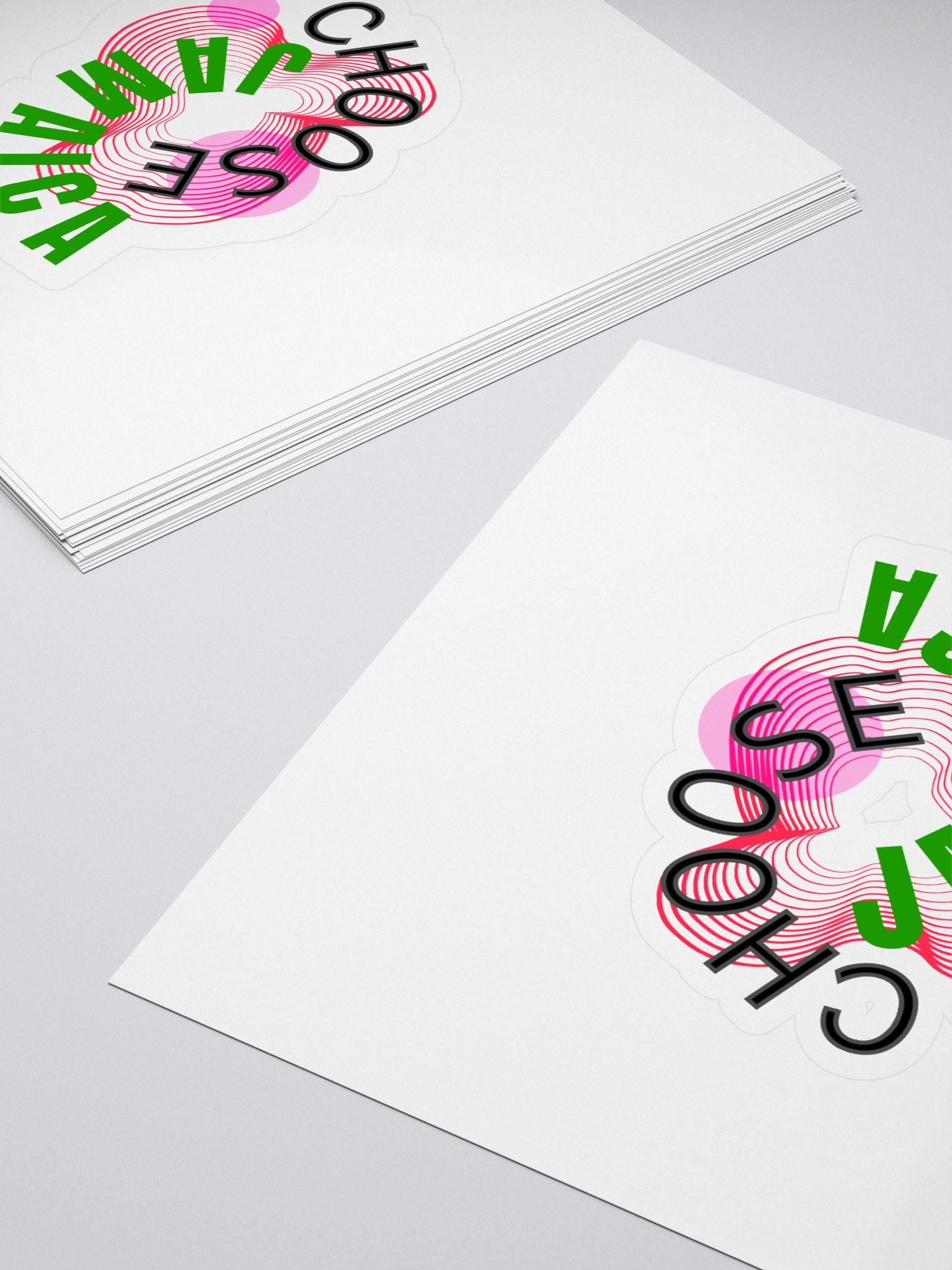 Jamaica Vibes Kiss Cut Stickers product image (4)