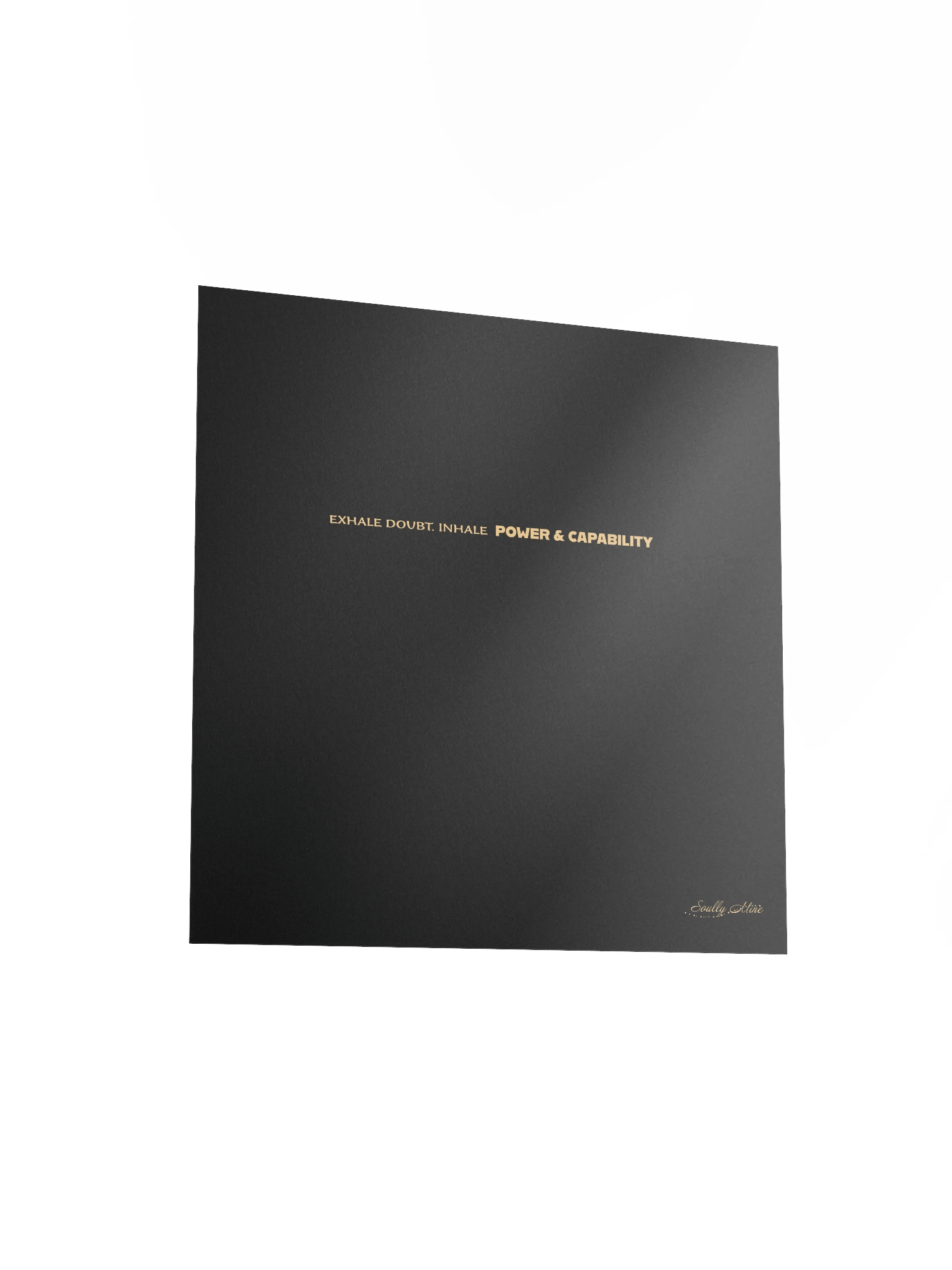Soully Mine- GOLD PRINT Exhale, Inhale Matte Poster product image (5)