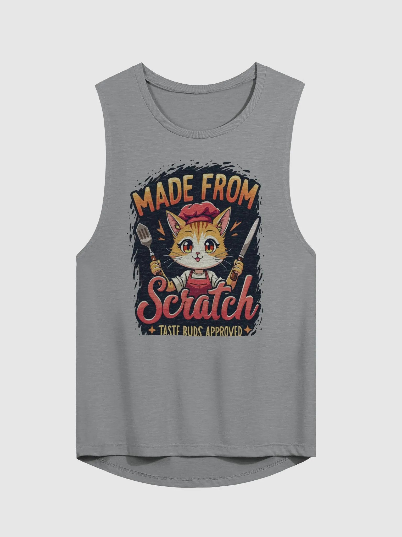 Made From Scratch Chef Cat Muscle Tank product image (4)
