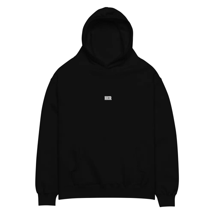 HER Minimal Embroidered Hoodie product image (1)
