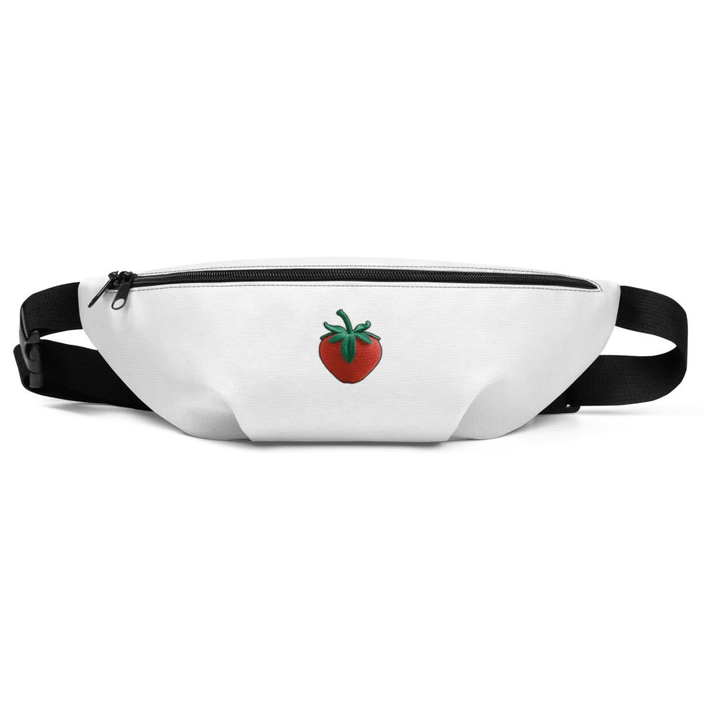 CozyAvocado White Fanny Pack Strawberry #1 product image (4)