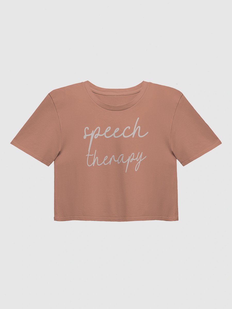 Speech Therapy Chic Crop Top product image (3)
