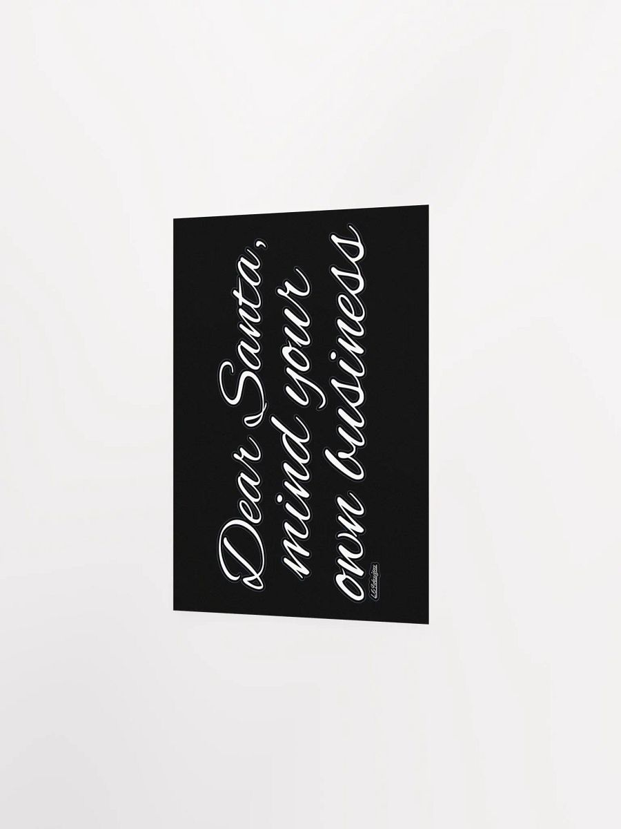 DEAR SANTA, MIND YOUR OWN BUSINESS product image (2)