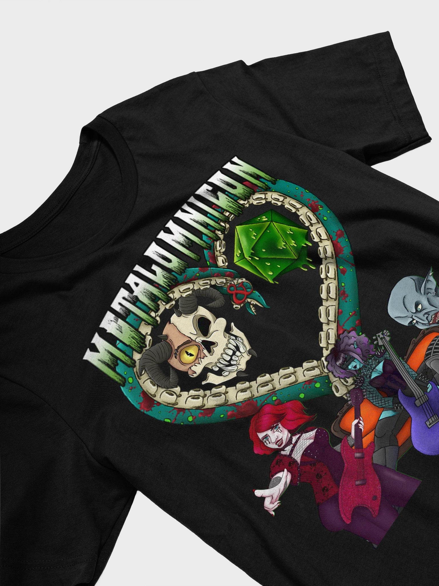 METALOMNICON – Heavy Metal Heart Tee product image (21)