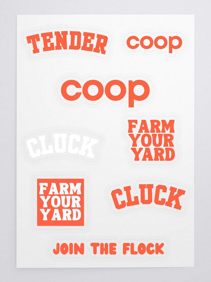 CLUCKTALK Stickers - Multi product image (1)