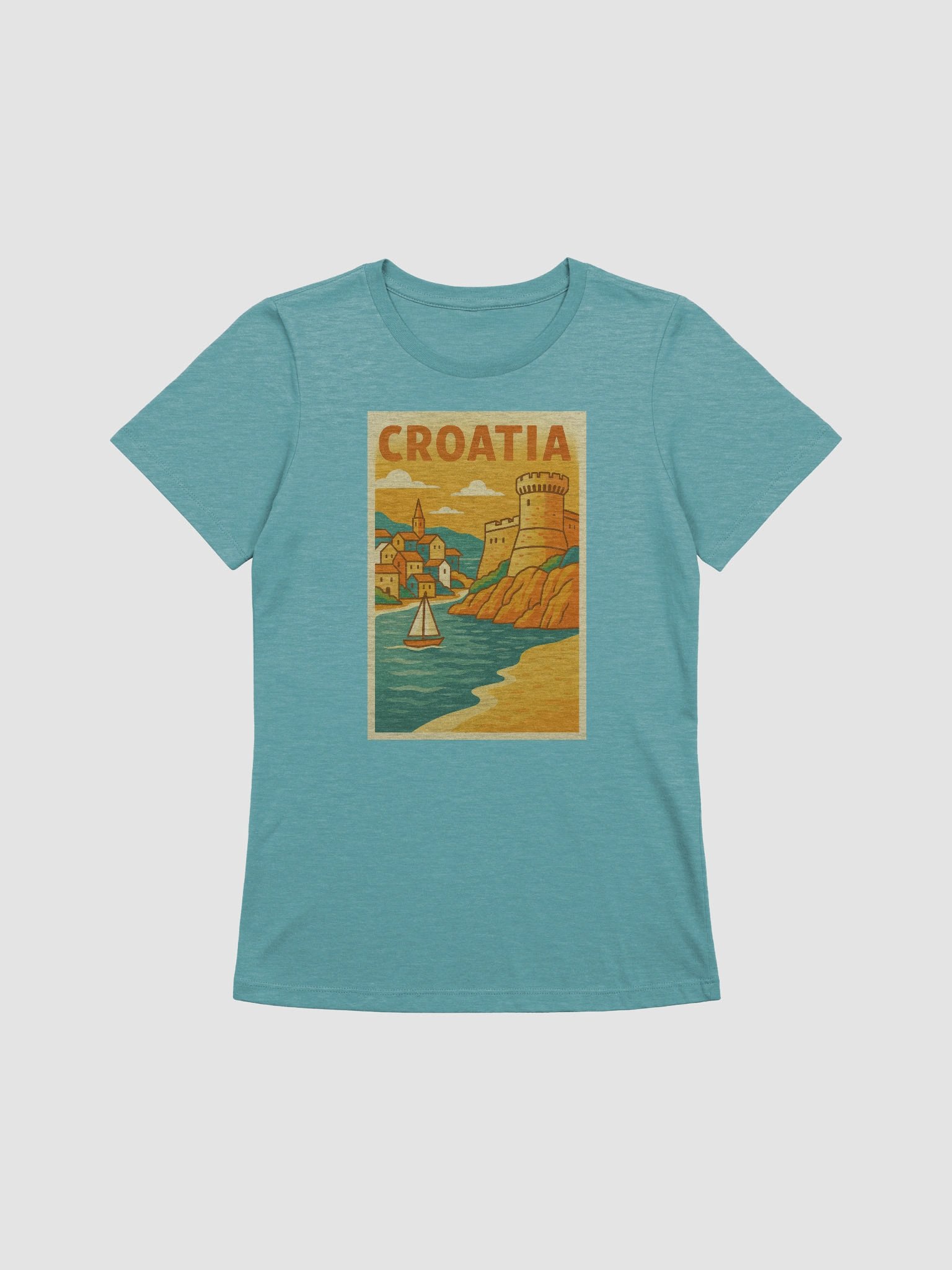 Croatia – Women’s Relaxed Fit Tee product image (7)