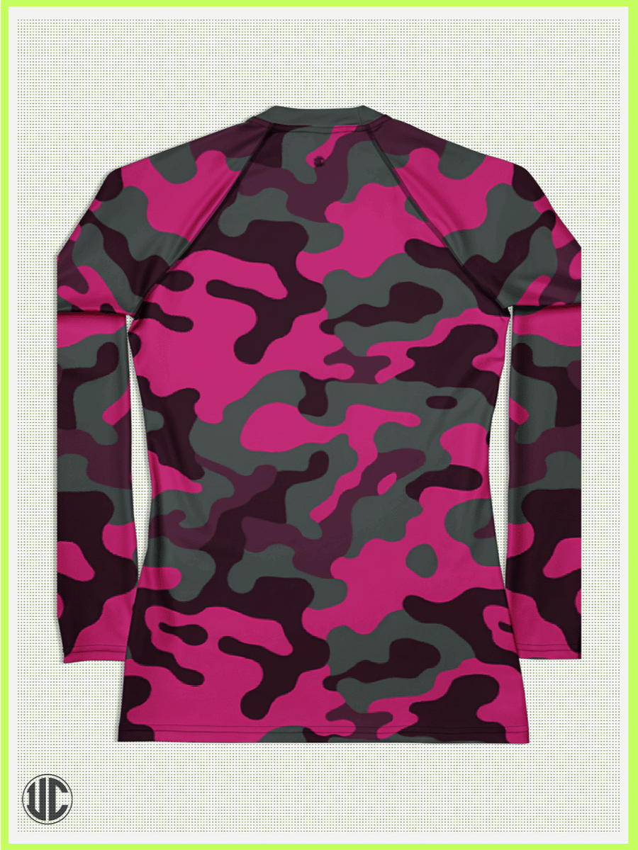 Savage Woodland Pink Camo - Women’s Rash Guard product image (6)