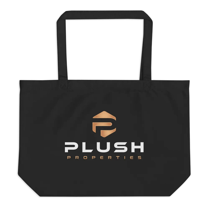 Plush Organic Cotton Tote - Black product image (1)