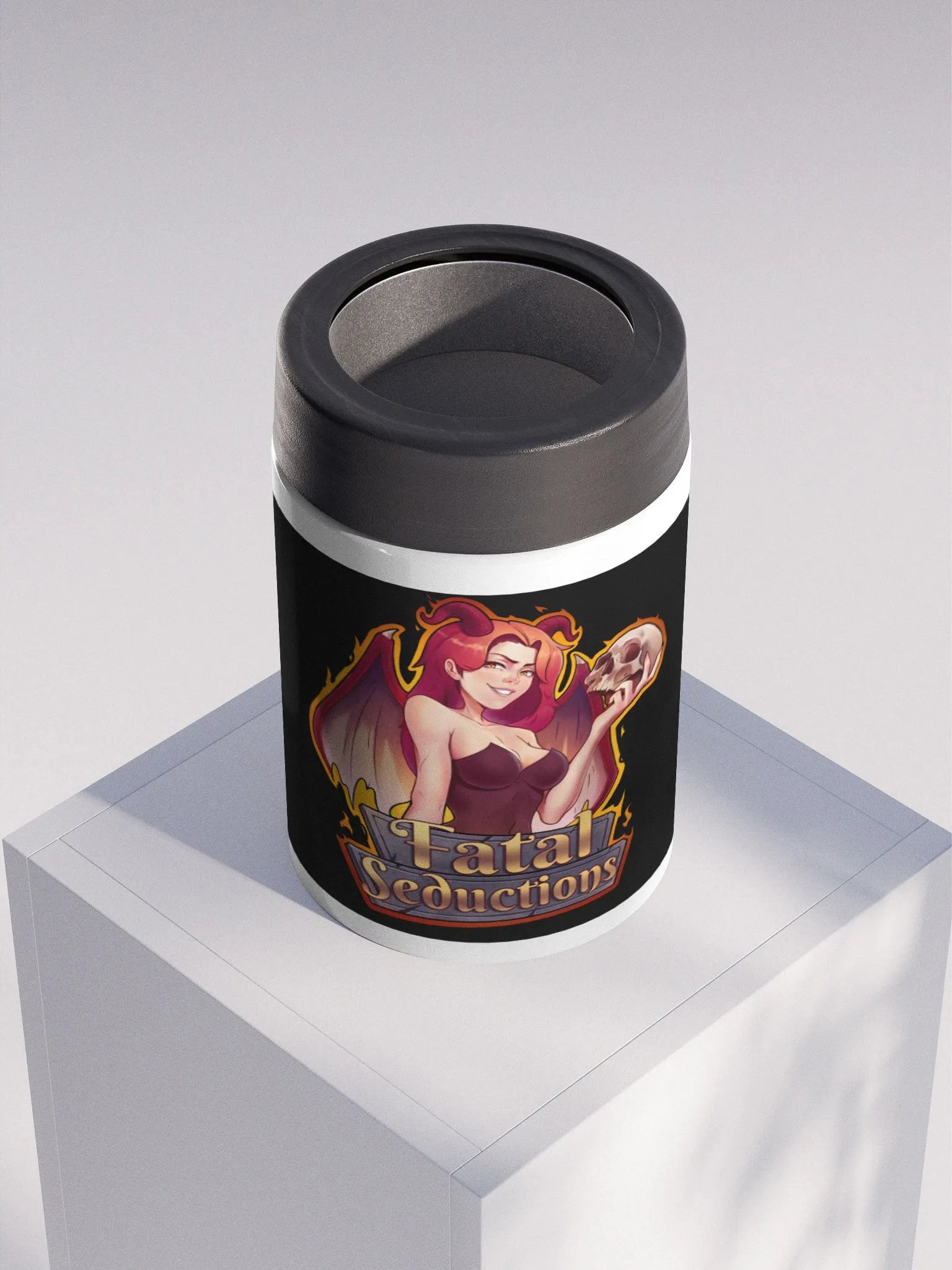 Affiliate Stainless Steel Koozie Black product image (3)