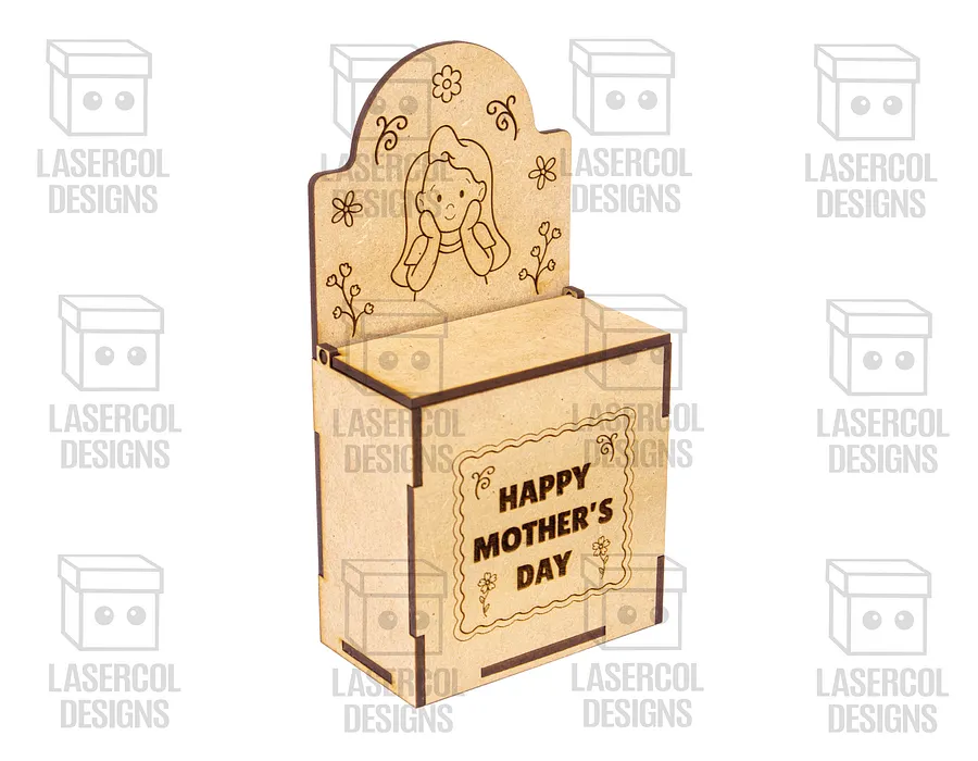 Mother's Day Gift Boxes (3 Sizes, 5 Styles) - Laser Cut Files product image (5)