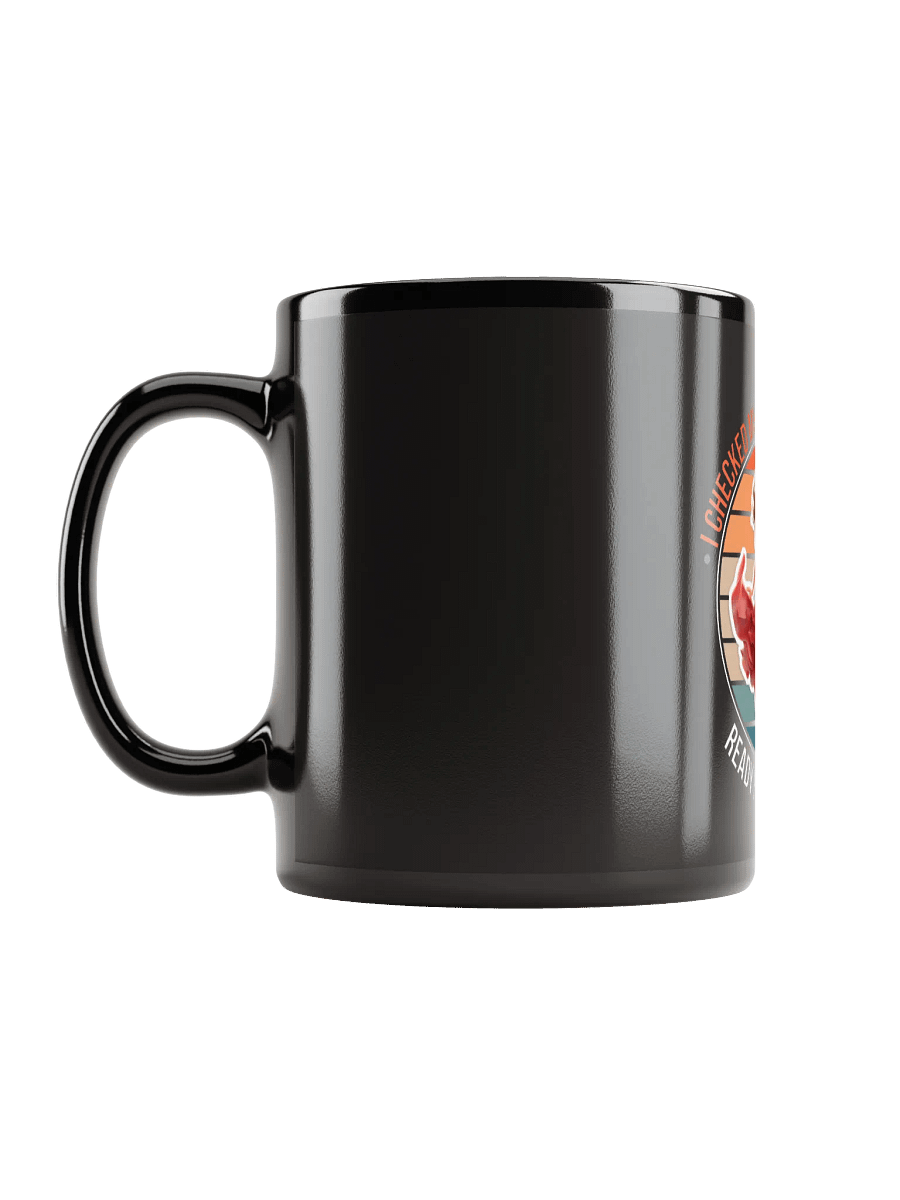 Ready for Anything!!! Black Glossy Mug product image (5)