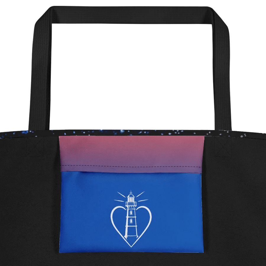 Tybee Island Lighthouse - Starry Night Tote Bag product image (2)