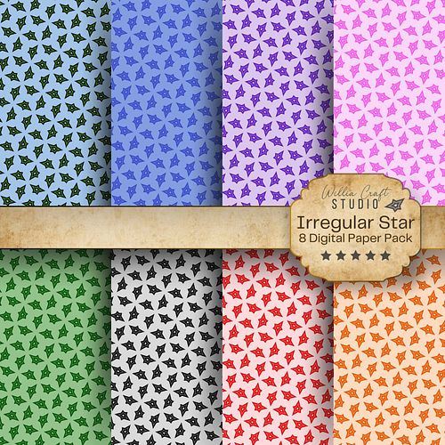 An 8 paper pack of digital paper created by WilliaCraft Studio. Great for paper crafts, digital projects, sublimation, scrapb...