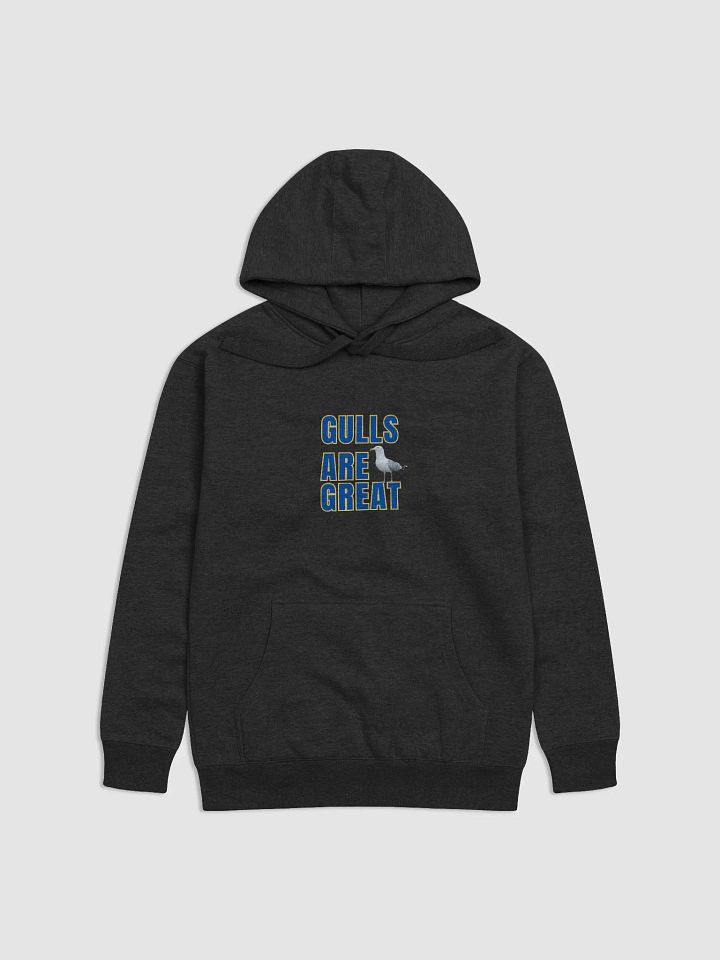 GULLS ARE GREAT Hoodie with Blue & Yellow Text product image (1)