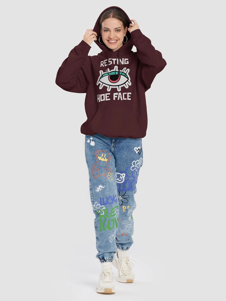 Resting Hoe Face Hoodie product image (29)