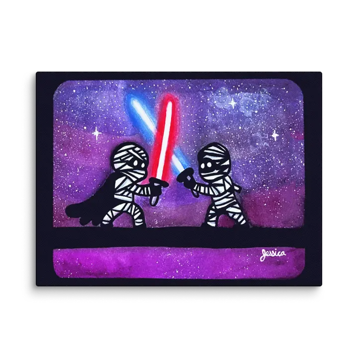 Duel of the Mummies Canvas product image (2)