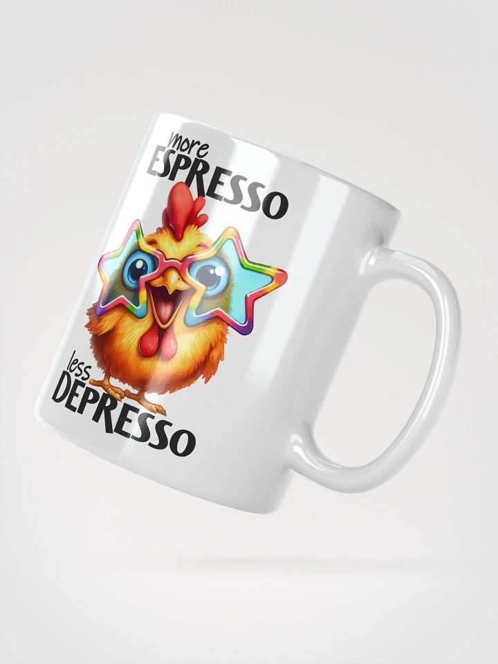 More Espresso, Less Depresso Fun Chicken Mug product image (2)