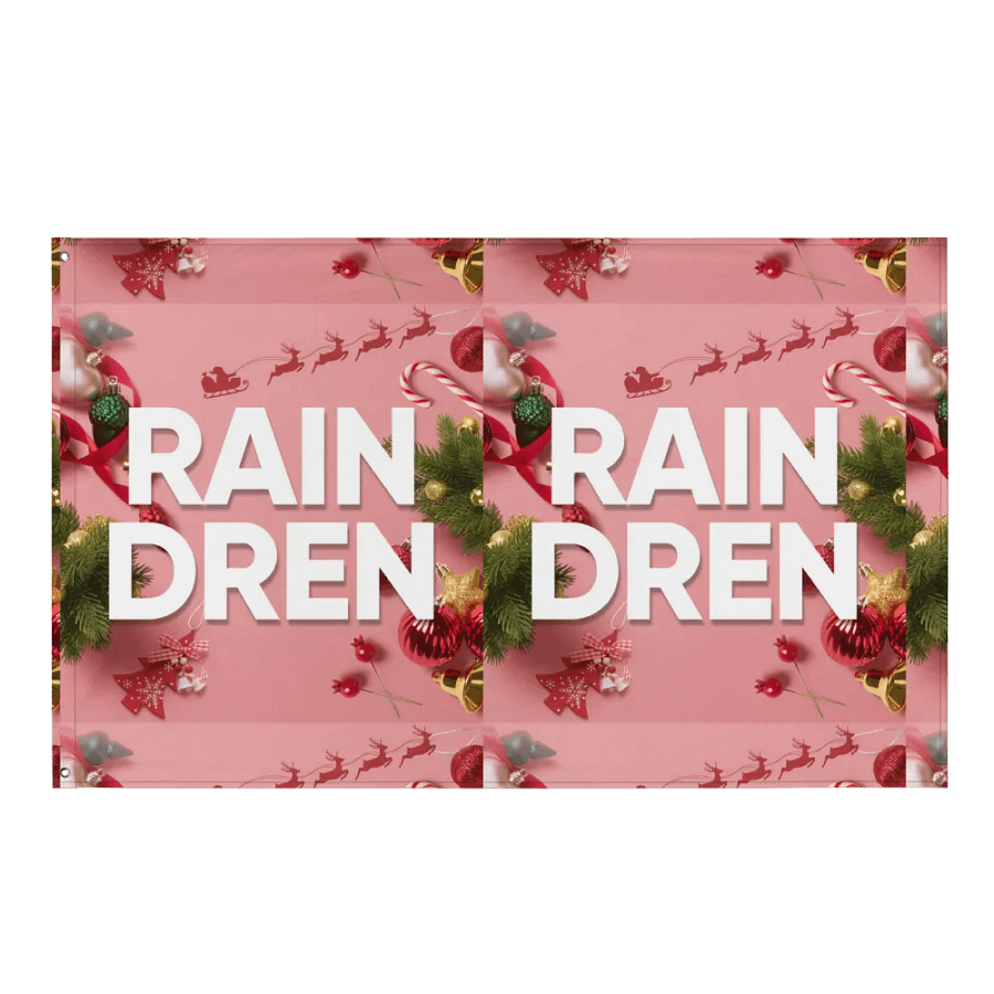 Raindren All-Over Print Flag product image (1)