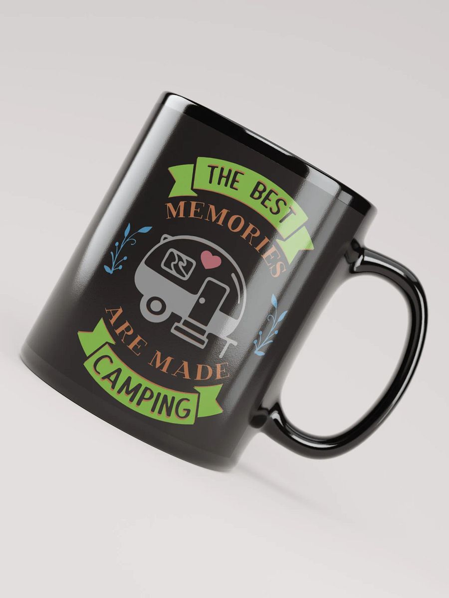 Best Memories Camping Black Glossy Coffee Mug product image (7)