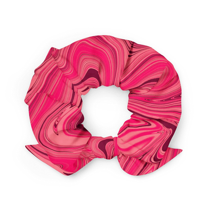 Scrunchie - Shades of Magenta Pink Digital Fluid Art product image (1)