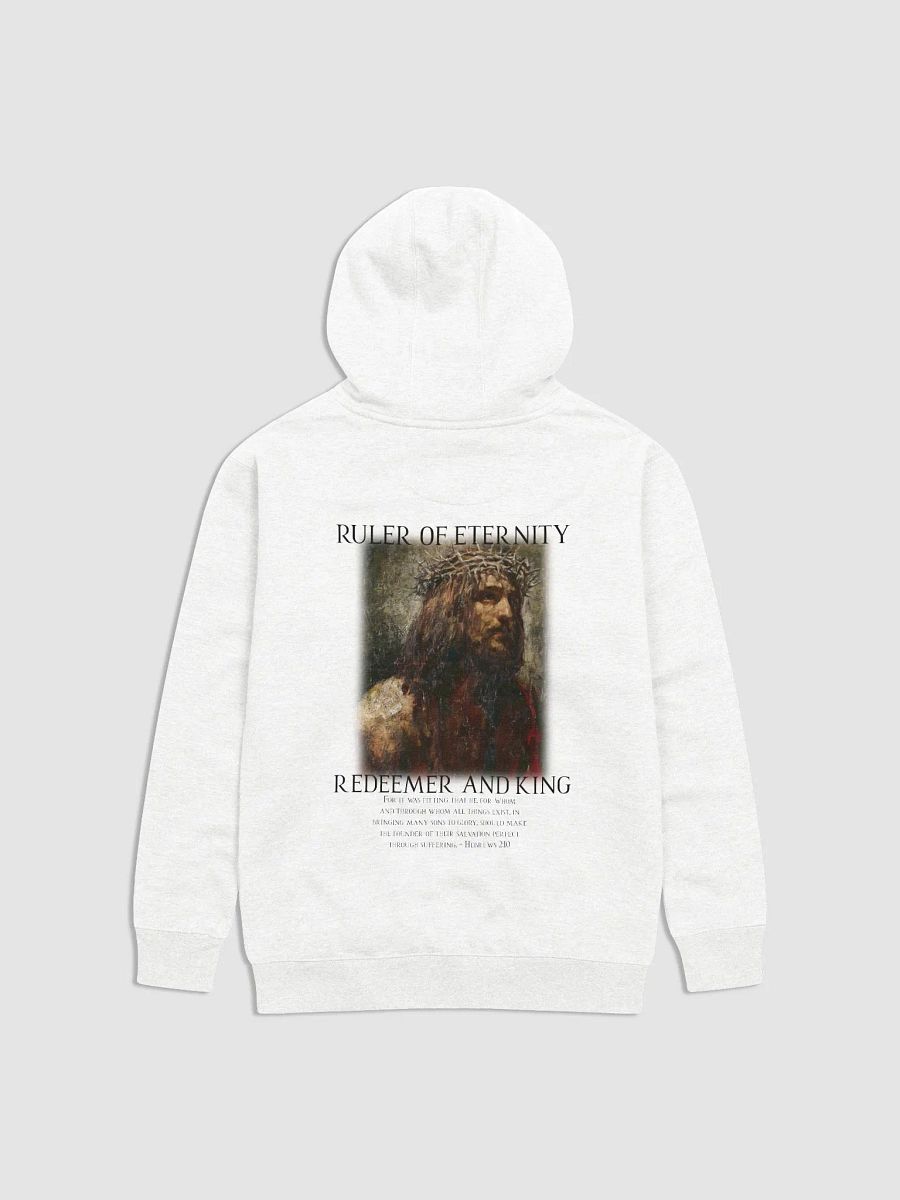 RULER OF ETERNITY: A BASIC UNISEX PREMIUM HOODIE INSPIRED BY HEBREWS 2:10 product image (2)