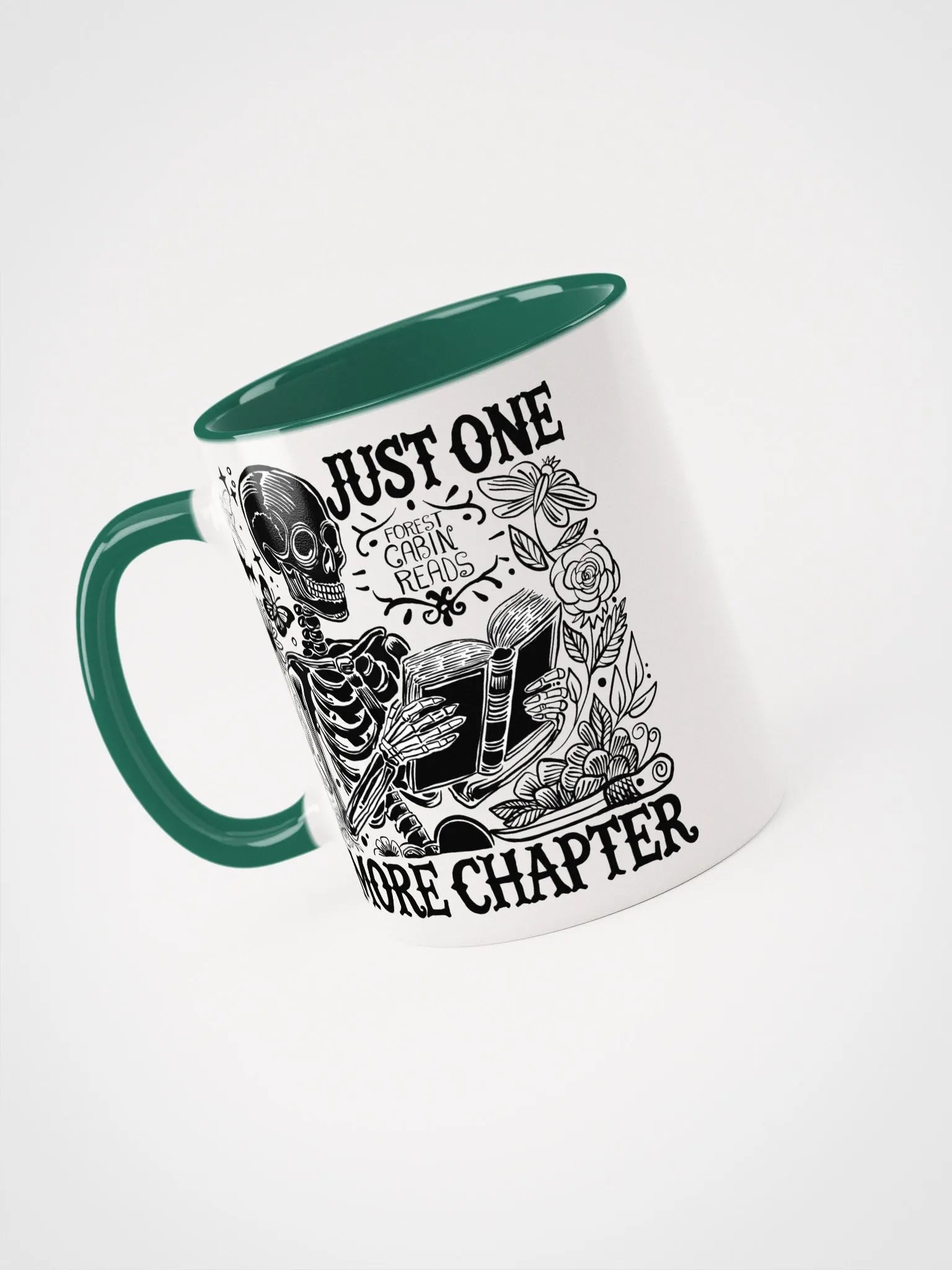 "One More Chapter" Skeleton Mug product image (3)