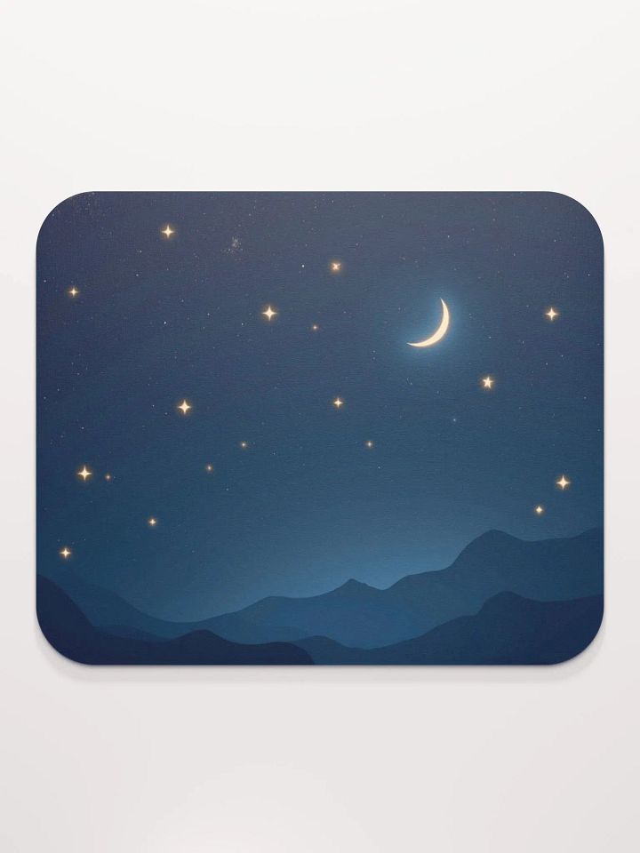 Moonlit Mountain Mouse Pad product image (2)