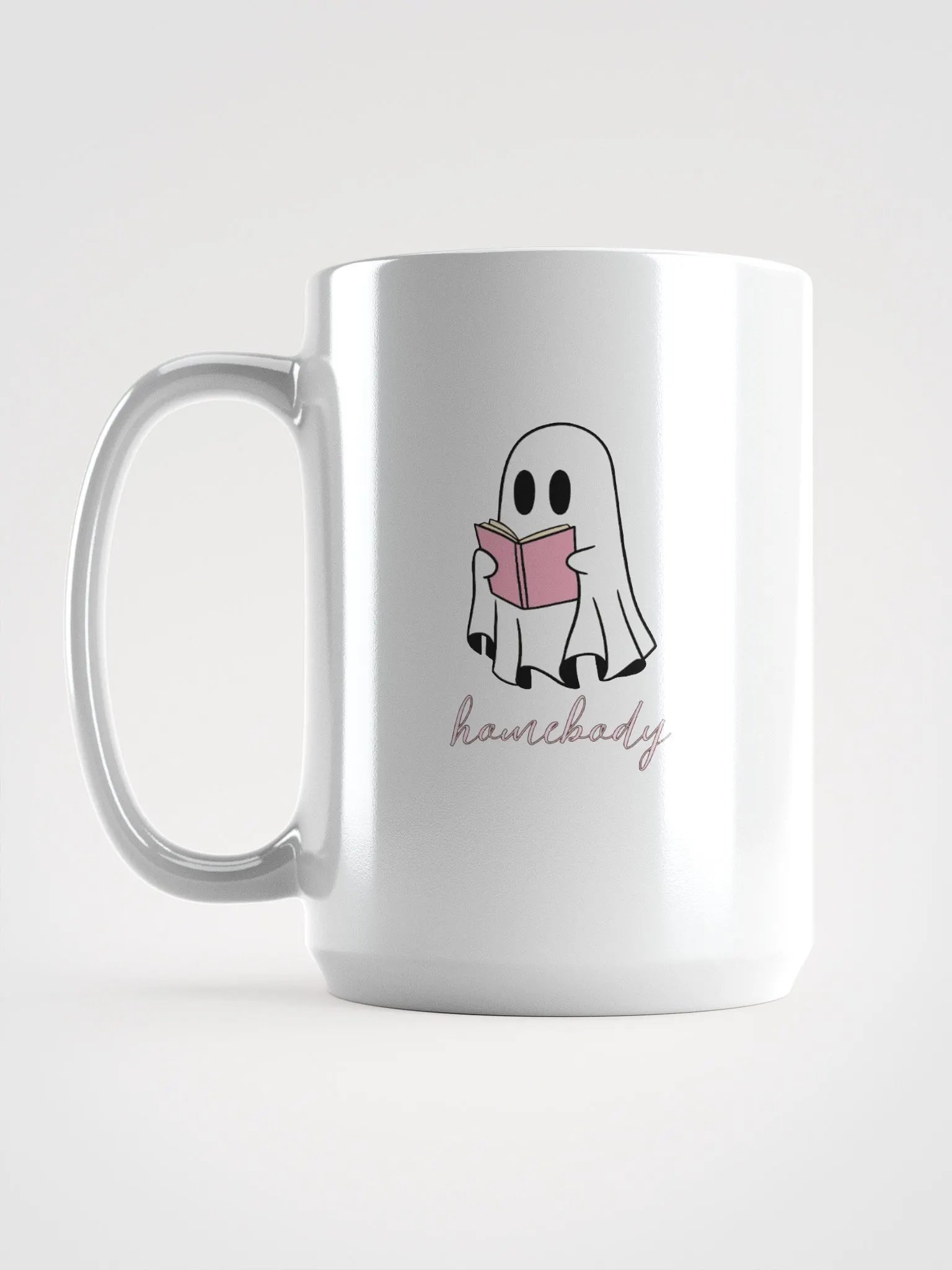 Homebody Ghost White Glossy Mug product image (6)