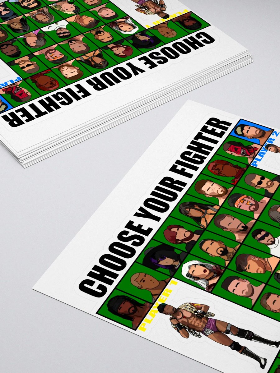 PEPW Choose Your Fighter Curk x Flynn Sticker product image (4)