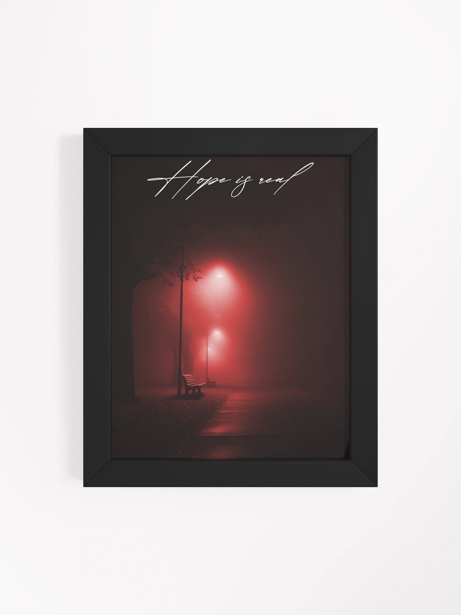 "Hope is Real" Handwritten Framed Poster product image (20)