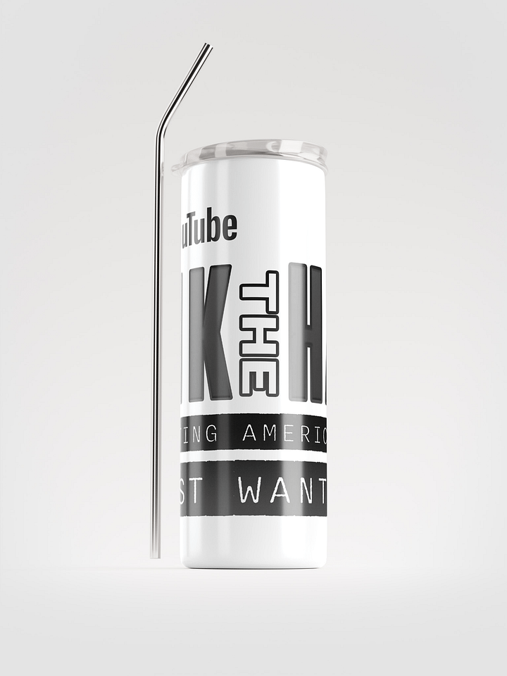 Nik The Hat | 20oz Stainless Steel Tumbler – Summer ’25 BACK THE BLUE Edition product image (1)