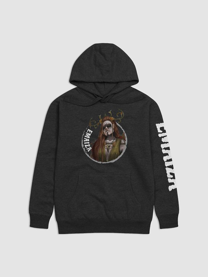 EMAIZA Unisex Cotton Hoodie (White logo) product image (1)
