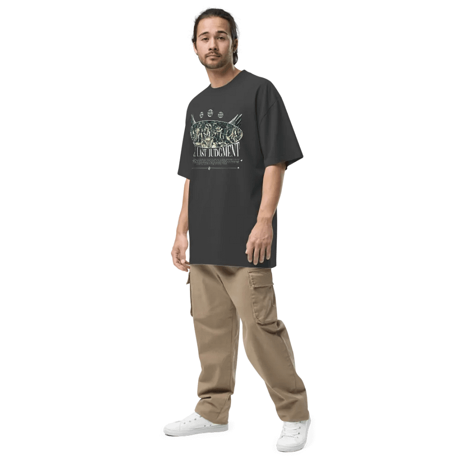 Judgment Day - BUIII Remix Premium Oversized Faded T-Shirt - Black product image (5)
