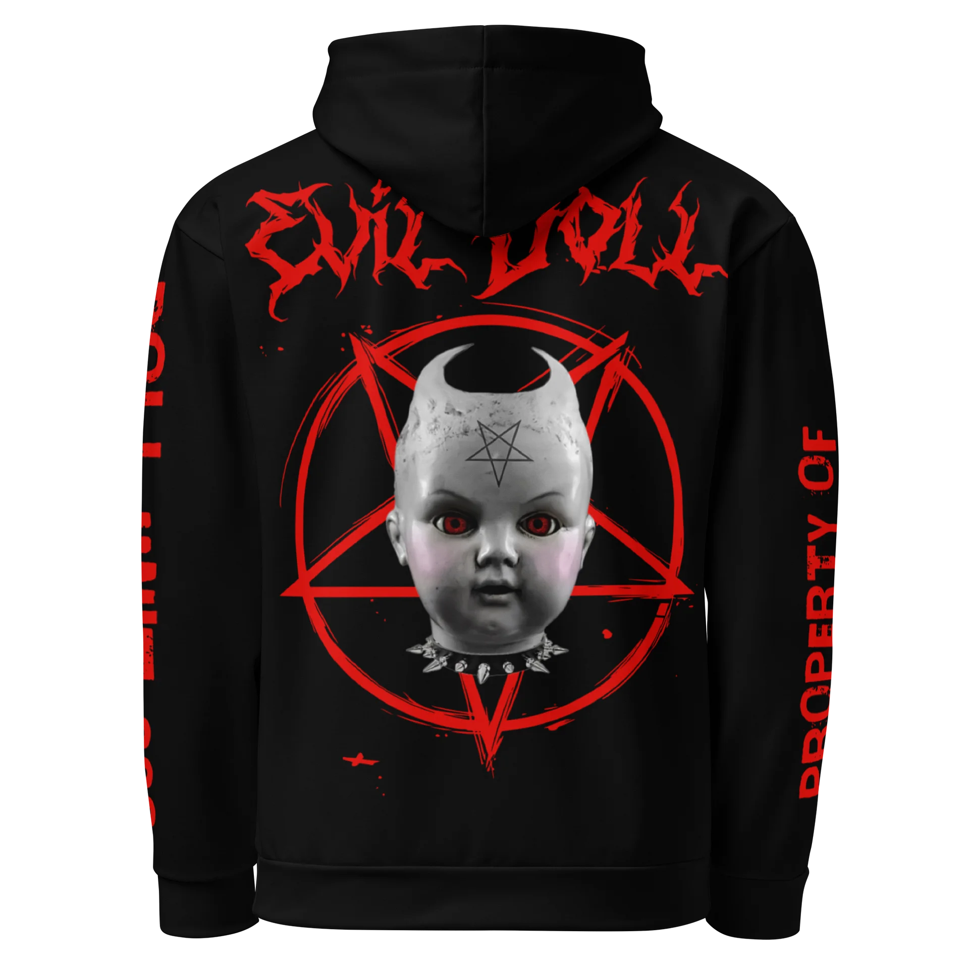 Evil Doll Unisex Hoodie product image (3)