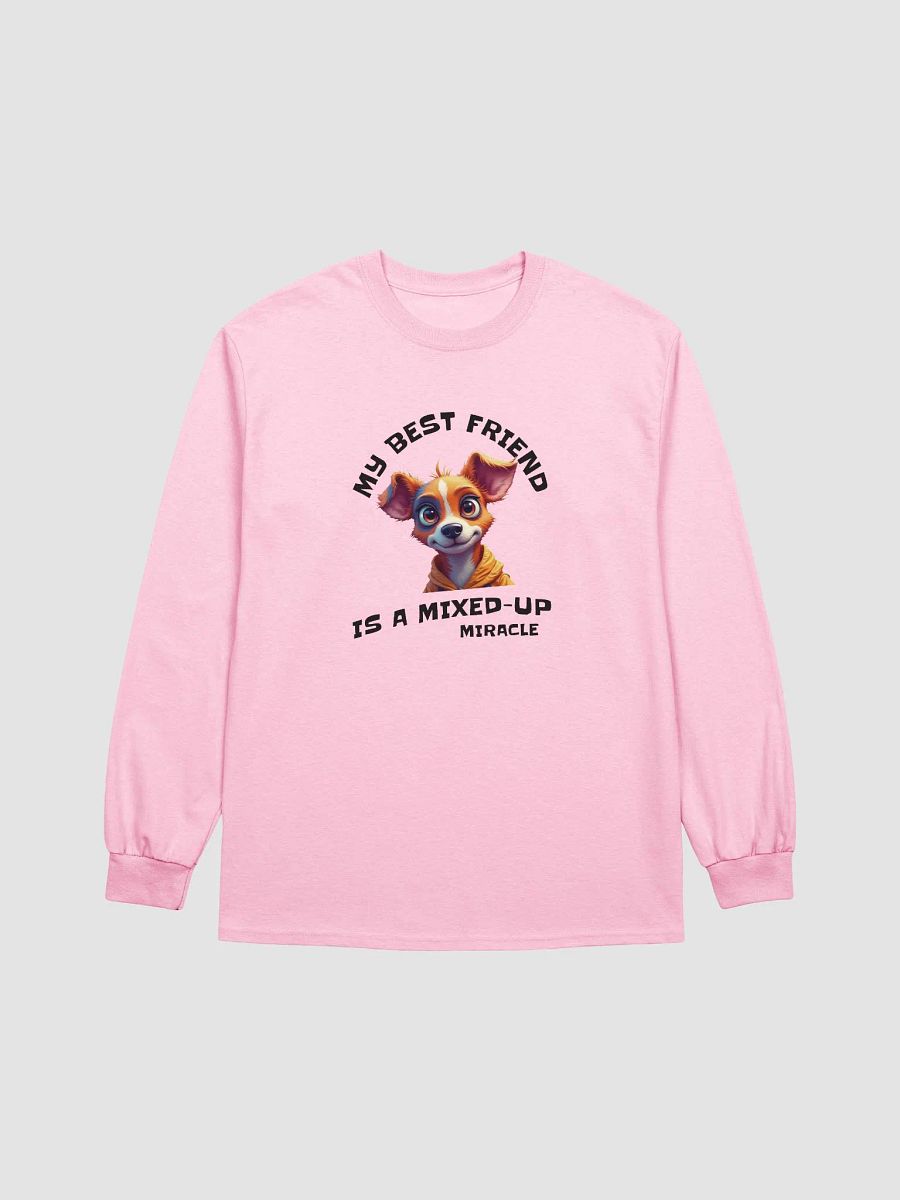 Expressive Cartoon Dog Yellow Hoodie Long Sleeve T-Shirt product image (3)