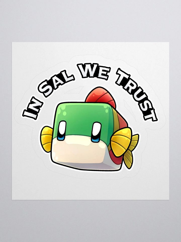 In Sal We Trust Sticker product image (2)