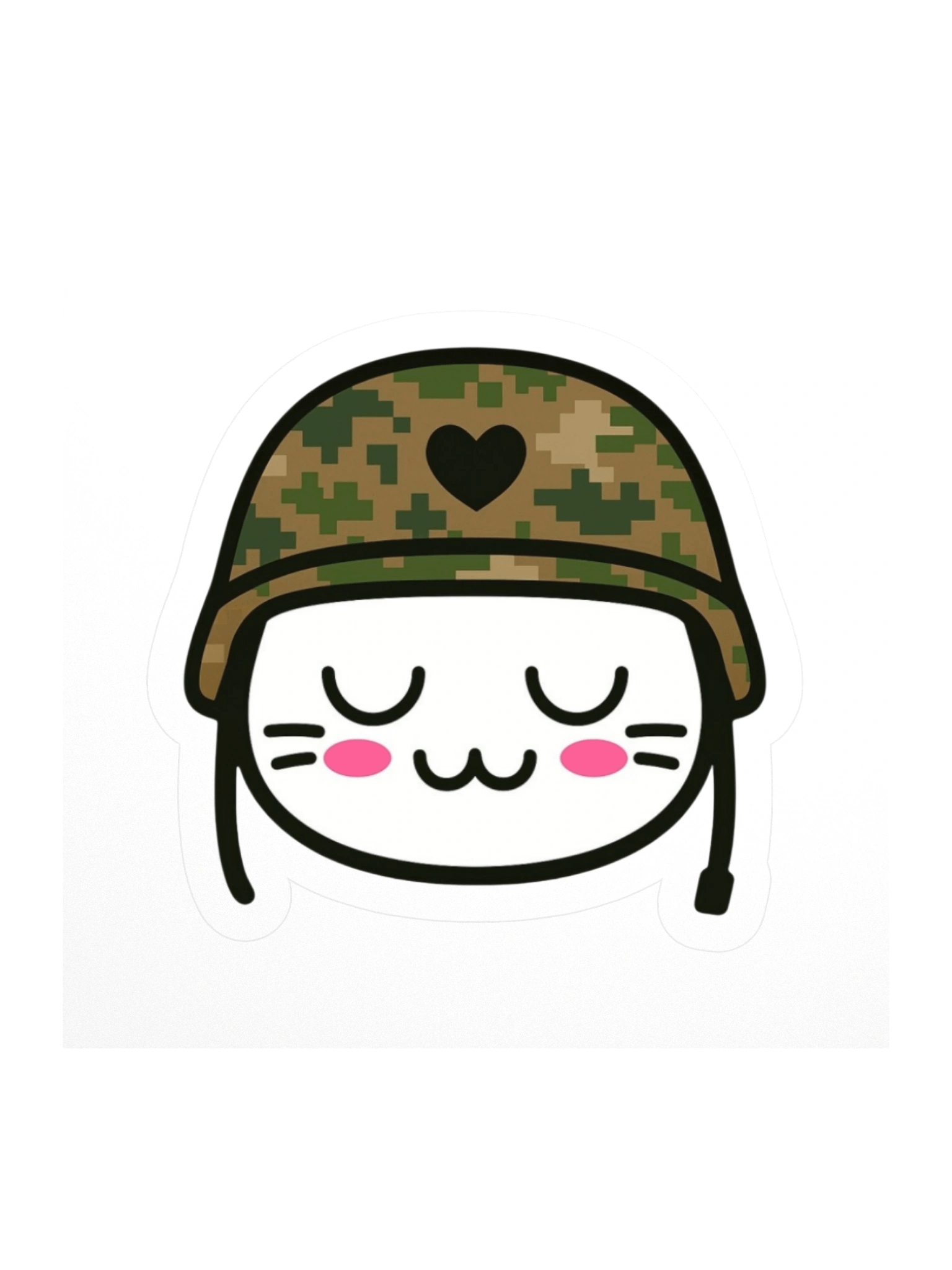 UWU Tactical Cat Sticker product image (1)