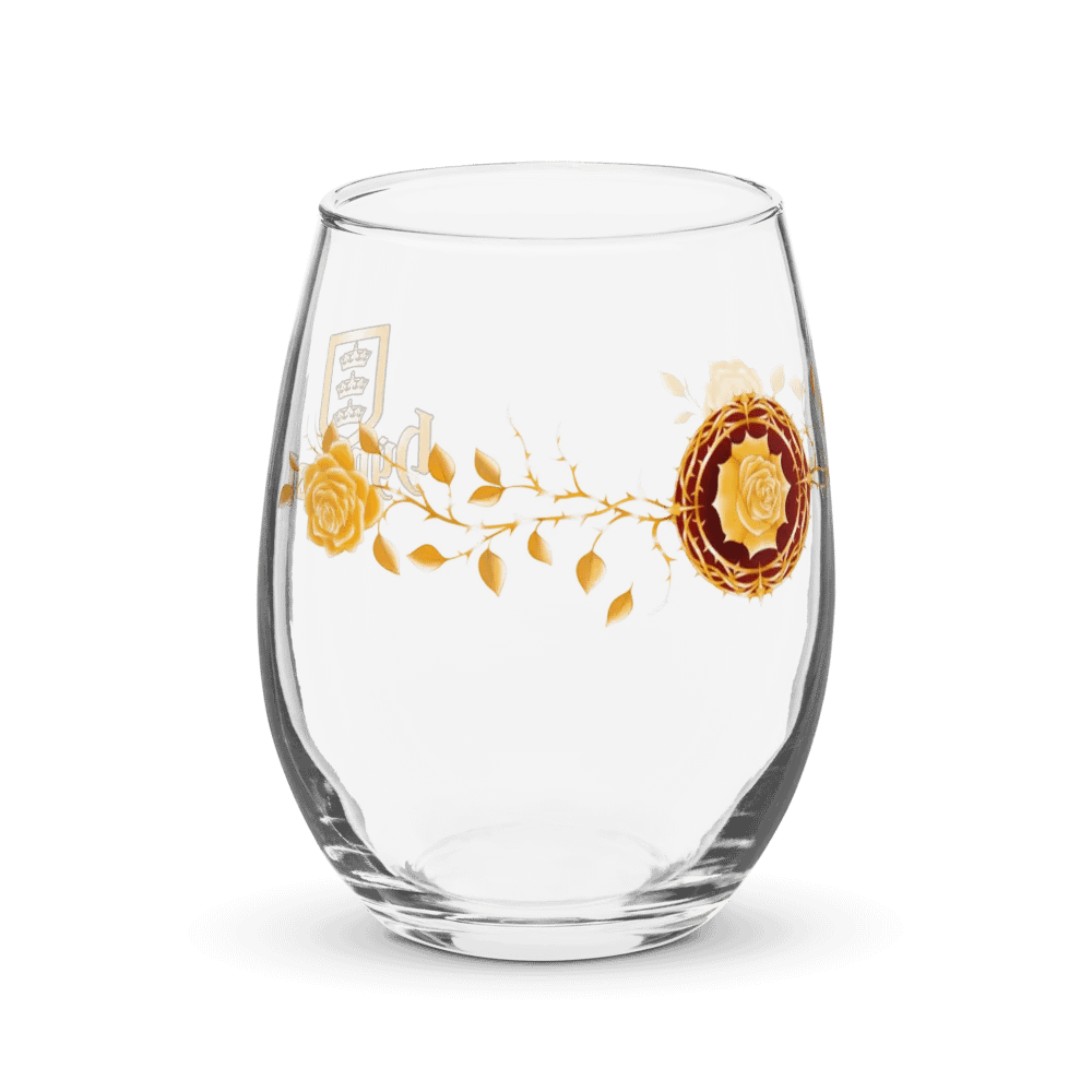 The Golden Rose Wine Glass product image (4)