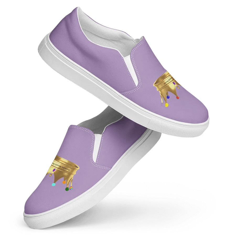 Queendom Beautiful Women Crown Canvas Shoes /Lavender (TM) product image (3)