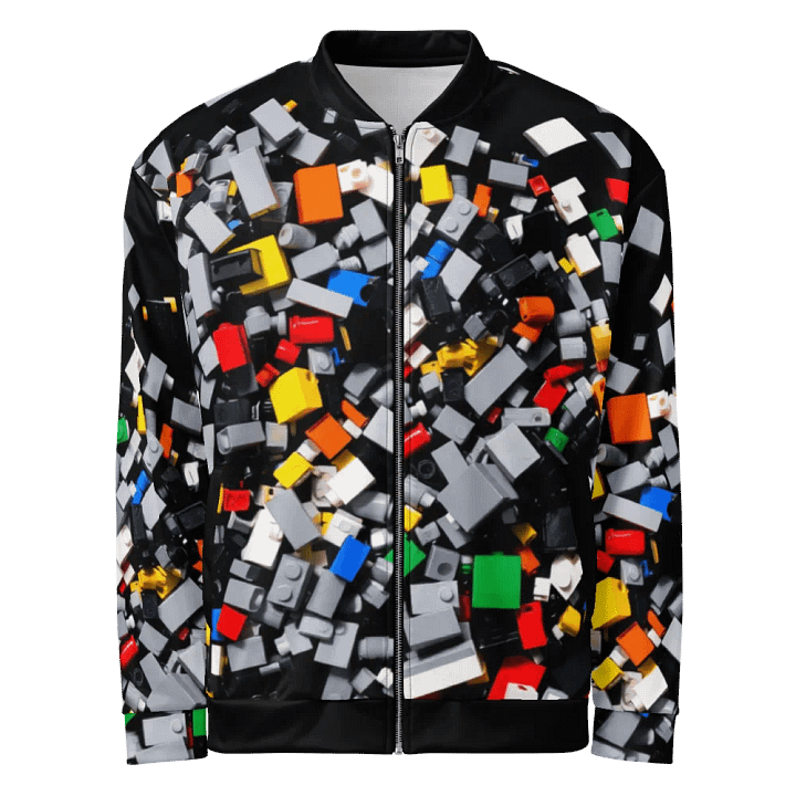 Colorful Chaos: The World of Imagination Bomber Jacket product image (1)