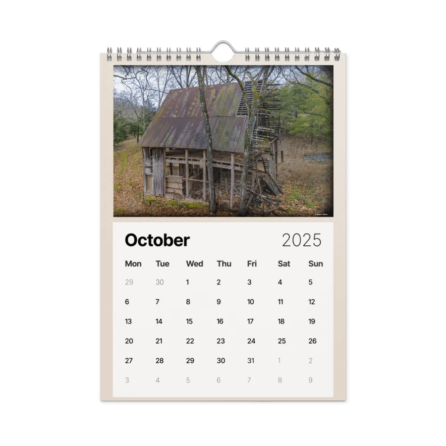 "Barns in the Ozarks" Calendar: A Beautiful Collection Ozark's Area Barn Shots product image (11)