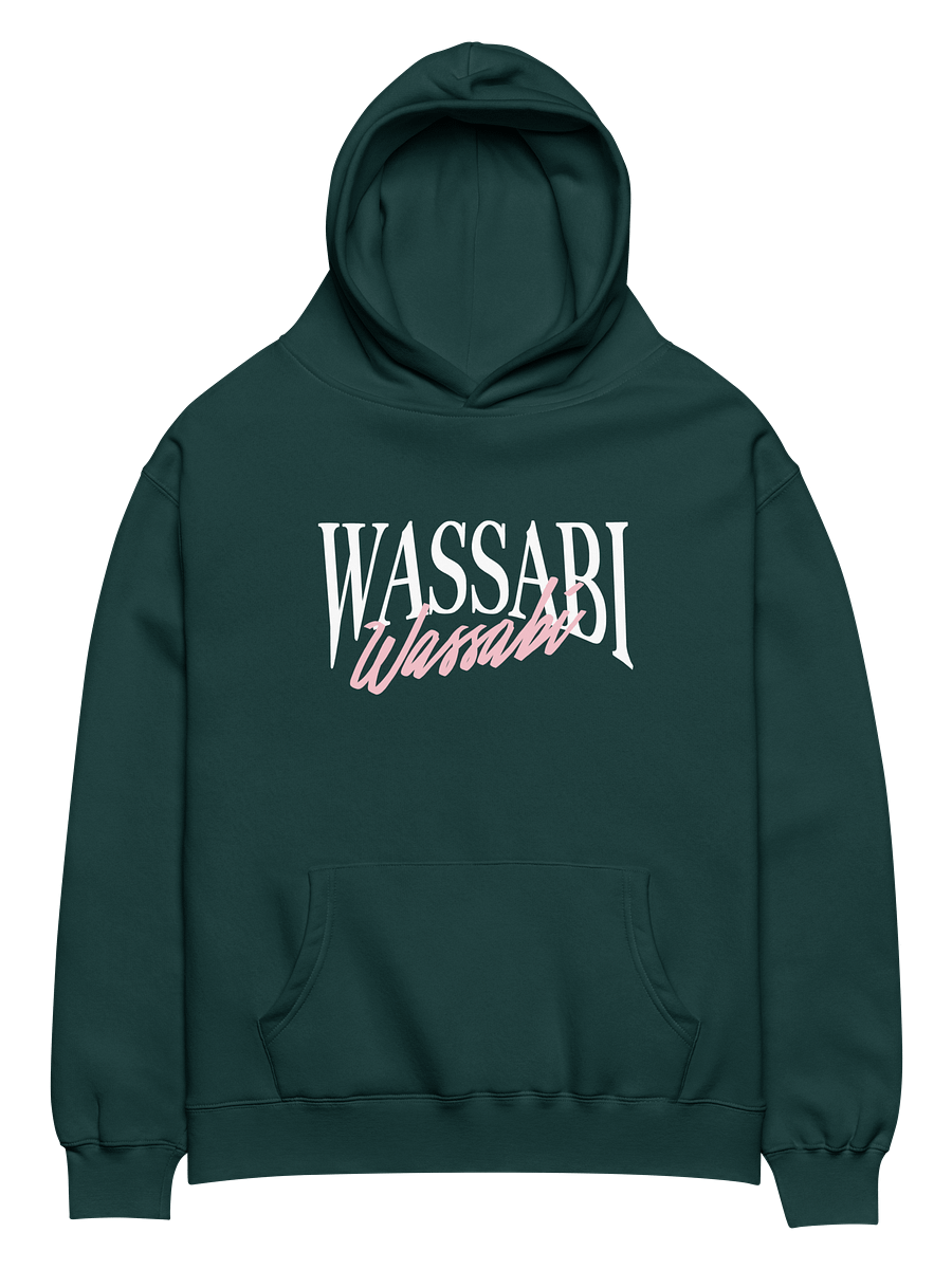 Wassabi Oversized Blue and Green Hoodie product image (1)