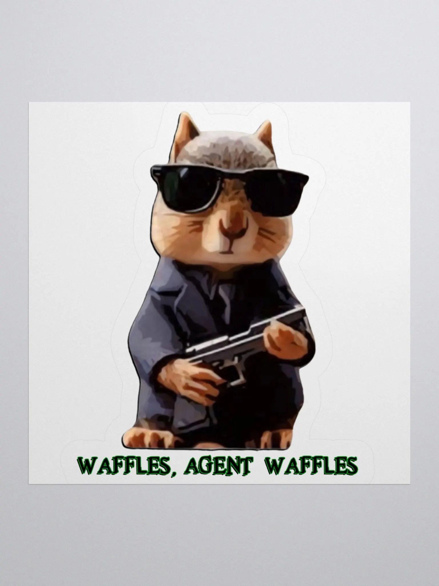 Agent Waffles - Sticker product image (1)
