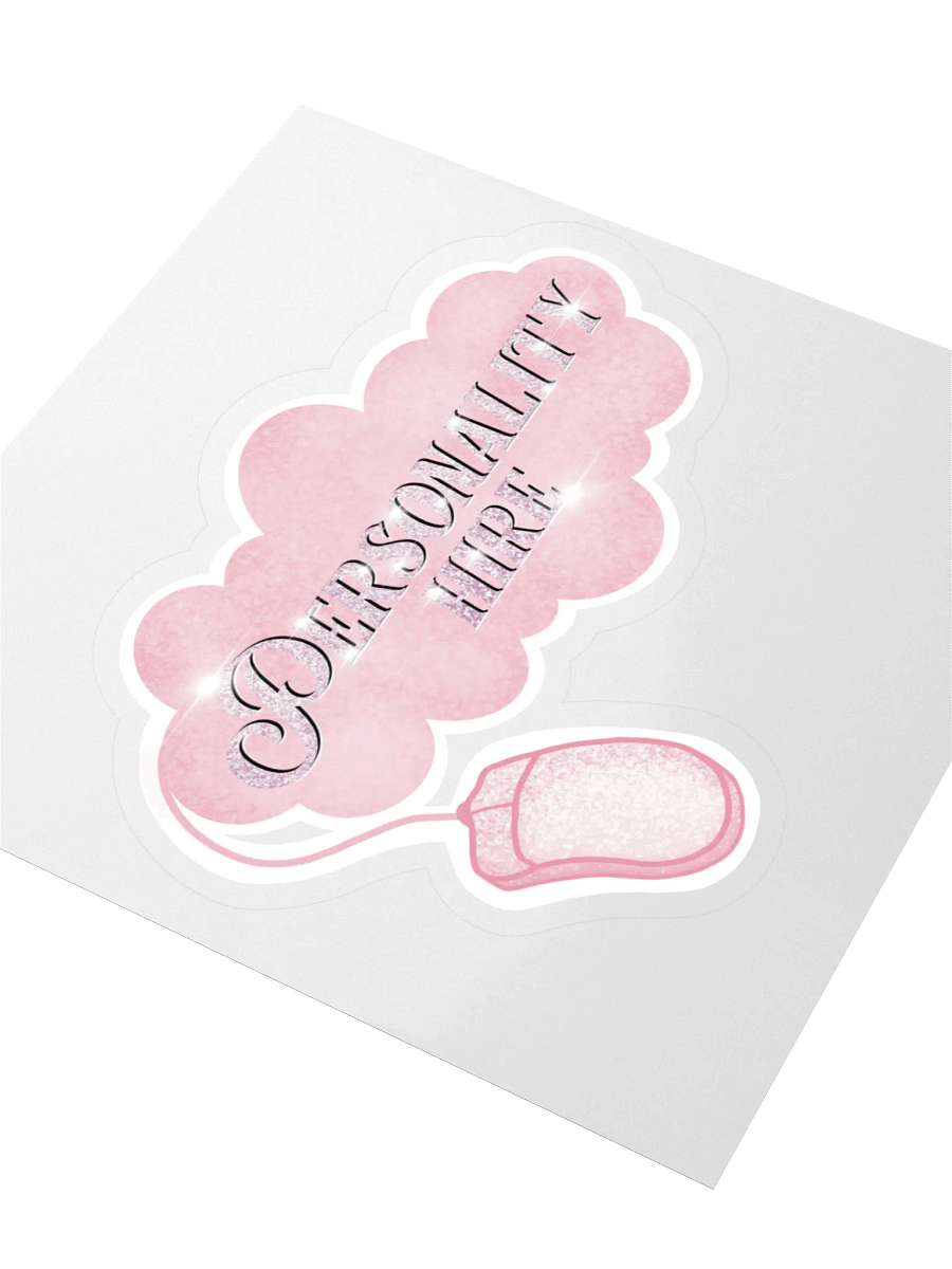 Personality Hire Glitter Sticker Set product image (1)
