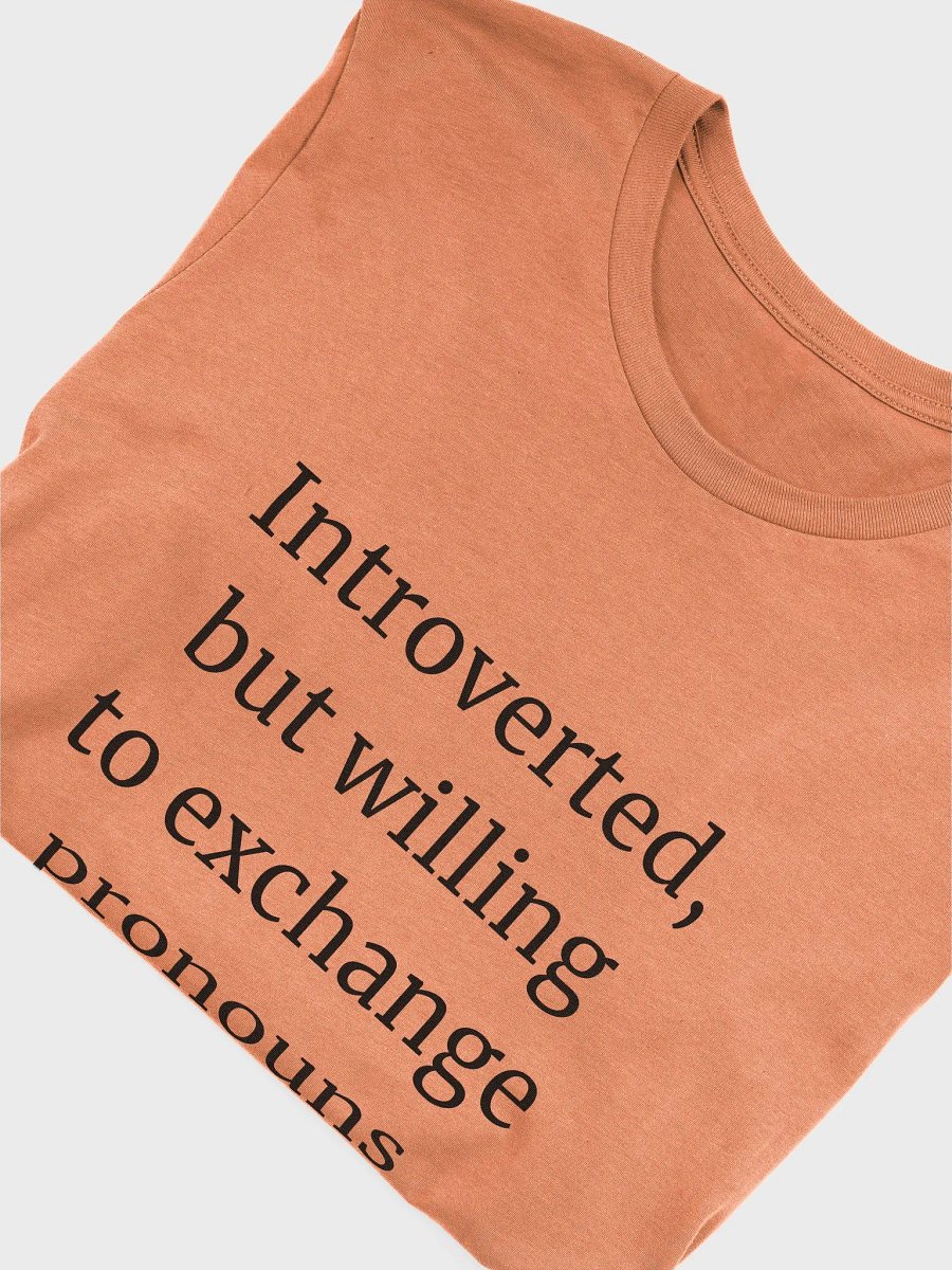 T-Shirt: Exchange Pronouns product image (4)